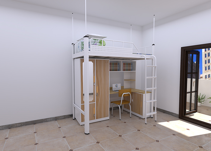 想要安全環(huán)保穩(wěn)固的學(xué)生公寓床么？來這家學(xué)校公寓床廠家看看吧