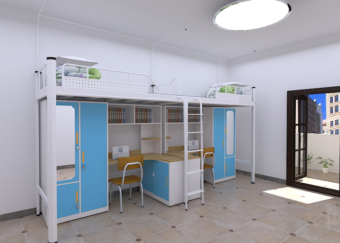 這家是符合國(guó)家環(huán)保標(biāo)準(zhǔn)的鐵架公寓床廠家，質(zhì)量保障的鐵制公寓床廠家